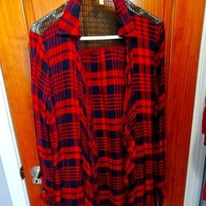 Flannel like Buffalo plaid shirt